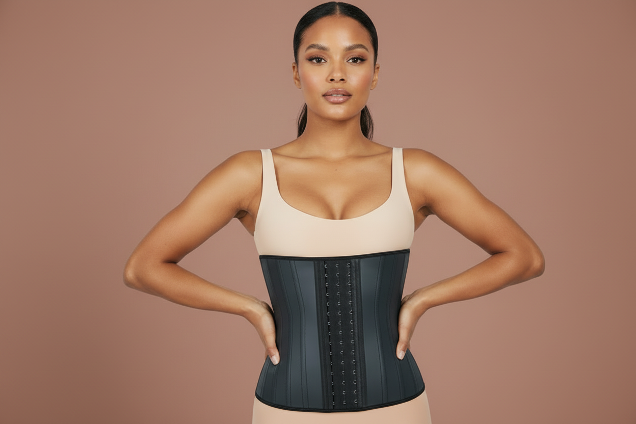 Corset Sculptant 25 Baleines - Gaine Latex Haute Compression
