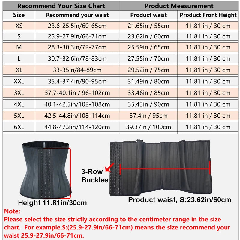 Corset Sculptant 25 Baleines - Gaine Latex Haute Compression
