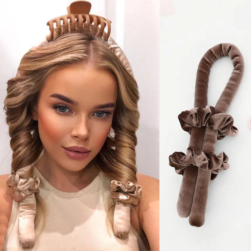 Bandeau Boucleur Sans Chaleur - Boucles Douces et Brillantes Sans Abîmer Vos Cheveux
